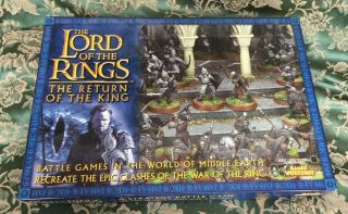 Lotr The Return Of The King Board Game 2003 - Not Played - Complete - Figures On Sprue
