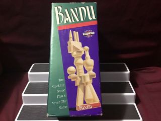 Milton Bradley 1991 Bandu The Stacking Game That 