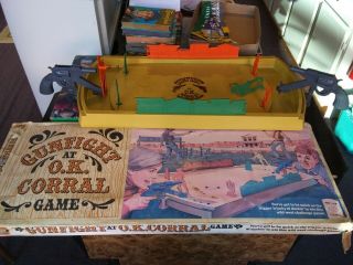 Vintage Ideal Gunfight At The Ok Corral Game,  Box
