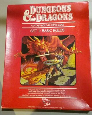 Vintage 1983 Dungeons & Dragons Basic Rules Set 1 1011