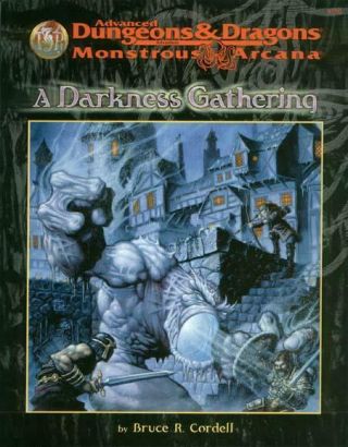 Tsr Ad&d 2nd Ed Illithid Trilogy 1 - A Darkness Gathering Vg,
