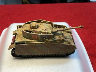 Bolt Action 1/56 Scale Panzer Iv Hand Painted German Tank