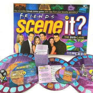 Friends Scene It? Board Game First Edition Dvd Trivia 2005 100 Complete