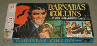 Barnabas Collins Dark Shadows Board Game 1969 Incomplete -