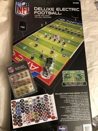 Nfl Deluxe Electric Football Tudor Games 9082 Bowl 49ers & Raiders