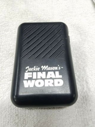 Vintage 1991 Jackie Mason Final Word Handheld Voice Box