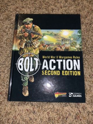 Bolt Action Second (2) Edition Rulebook Hc Warlord Games