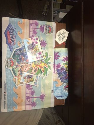Pokemon 2017 World Championship Playmat W/ Pouch And Deck Box And Sleeves