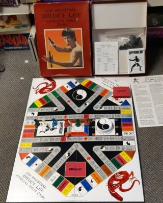 The Bruce Lee Martial Arts Board Game Limited Edition 1985 LIKE 3