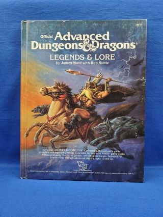 Ad&d Legends & Lore 1st Edition - Tsr