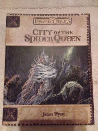 Dungeons & Dragons Forgotten Realms City Of The Spider Queen Handbook With Maps