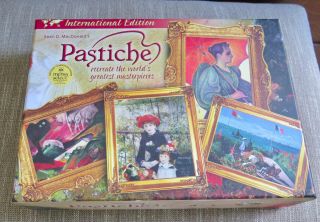 Pastiche International Edition Board Game Mensa Art Complete