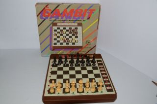 The Gambit Electronic Chess Computer Game 8 Levels 6084 Fidelity -