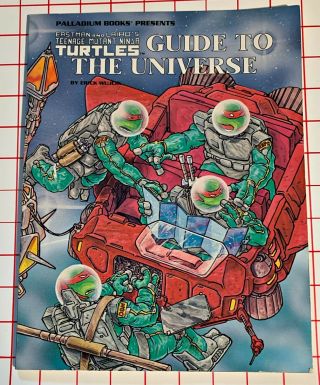 1987 Tmnt Teenage Mutant Ninja Turtles Guide To The Universe Rpg Vintage