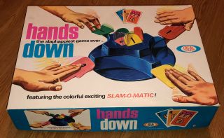 Vintage 1964 Hands Down Game Ideal Usa 2525 - 4 Complete Slam - O - Matic