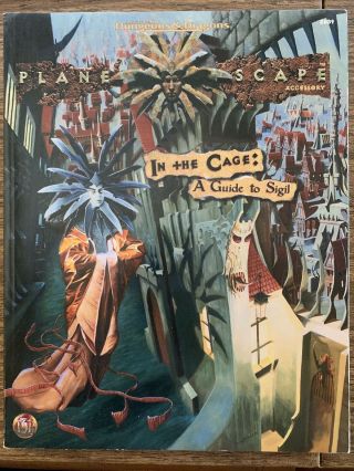 Planescape In The Cage A Guide To Sigil Dungeons & Dragons Ad&d Ex Cond