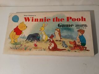 Vintage 1964 Disney Winnie The Pooh Board Game Disney Parker Brothers Complete