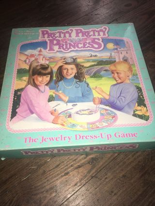 99 Complete Pretty Pretty Princess Jewelry Board Game By Golden Vintage 1990