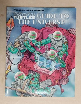 Vintage 1987 Tmnt Teenage Mutant Ninja Turtles Guide To The Universe Rpg