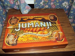 Jumanji Board Game Cardinal Edition Wood Box Ages 8 Up 2 To 4 Players