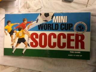 Vintage Mini World Cup Soccer Board Game