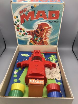 Vintage 1970 Ideal Game Mr.  Mad 100 Complete W/ Box