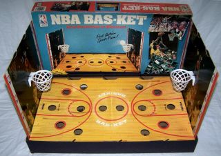 Vintage 1988 Cadaco 267 Nba Bas - Ket Basketball Game Lakers & Bulls