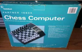 RadioShack Partner 1680X Sensory Electronic Chess Computer Game LCD W/Bat 3