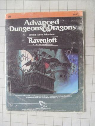 Ravenloft I6 Ad&d Advanced Dungeons & Dragons D&d Tsr