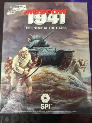 Spi Moscow 1941: The Enemy At The Gates (board Game)