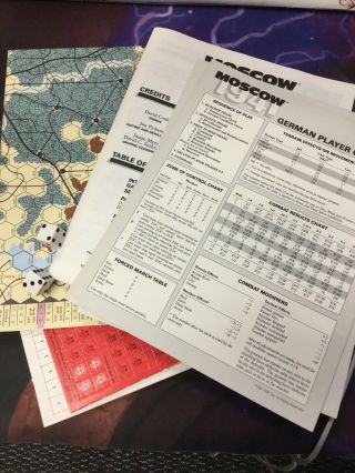 SPI Moscow 1941: The Enemy at the Gates (Board Game) 3