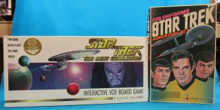 Star Trek The Next Generation Vhs Board Game And Star Trek Colorforms Adventure