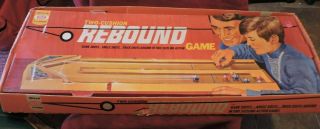 Vintage Ideal Game - - - Rebound (two Cushion) 1971