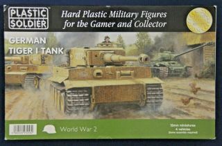 15mm Plastic Soldier Company German Tiger I Tank (4 Tanks)