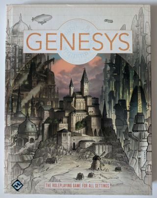 Genesys Rpg - Core Rulebook,  Realms Of Terrinoth,  Dice - Fantasy Flight Games