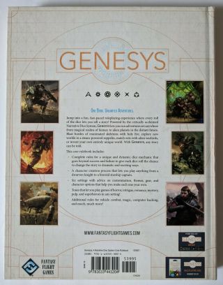 Genesys RPG - Core Rulebook,  Realms of Terrinoth,  Dice - Fantasy Flight Games 2