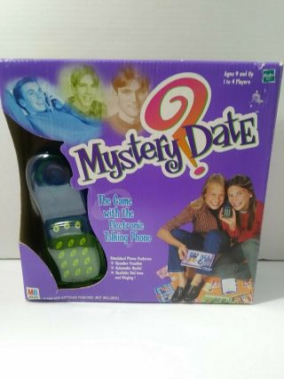 Mystery Date Electronic Talking Phone Game Hasbro 1 Photo Holder Missing