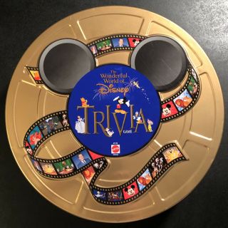 Vintage 1997 The Wonderful World Of Disney Trivia & Trivia 2 The Sequel Tins