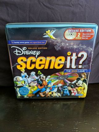 Disney Scene It? Deluxe Edition 2 Dvd Game Collectible Tin 100 Complete