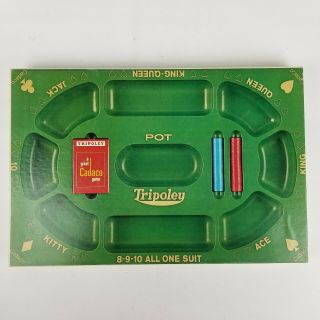 Vintage Cadaco Tripoley Game 1968 Special Edition No.  300 Complete