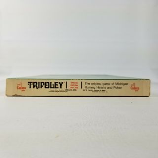 Vintage Cadaco Tripoley Game 1968 Special Edition No.  300 Complete 3