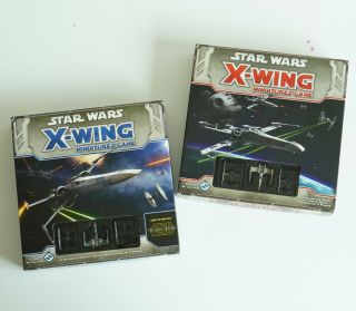 Star Wars X - Wing Miniatures Board Game Set Of 2 Bundle Core Set