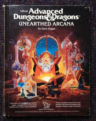 Unearthed Arcana Hc Dungeons & Dragons 1st Tsr 2017