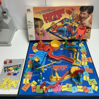 1986 Mouse Trap Game By Milton Bradley Complete In