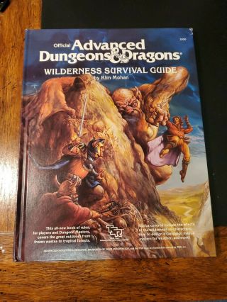 Official Advanced Dungeons & Dragons Wilderness Survival Guide.  No Writing/marks