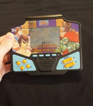 Tiger Barcodzz Street Fighter Ii The Challengers Handheld Game,