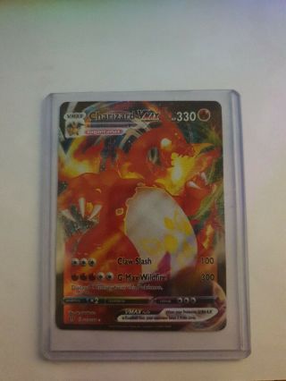 Pokemon Charizard Vmax 020/189 Ultra Rare (fresh From Pack)