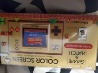 Mario Bros Game & Watch Nintendo 35th Anniversary Game And Watch On Hand