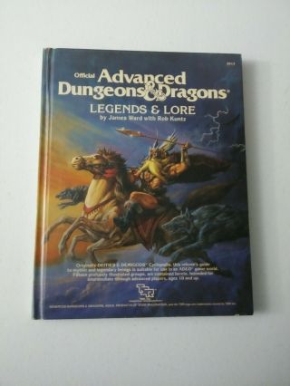 Advanced Dungeons & Dragons Legends And Lore