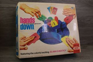 Vintage Ideal Hands Down Slam - O - Matic Card Game 1964 Complete No.  2525 - 4